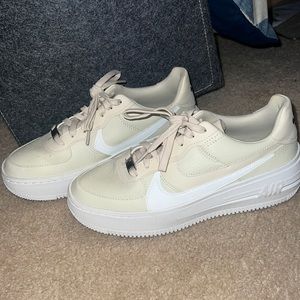 Women’s Beige Nike Air Force 1